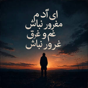 دانلود آهنگ ای آدم مغرور نباش غرق غم و غرور نباش